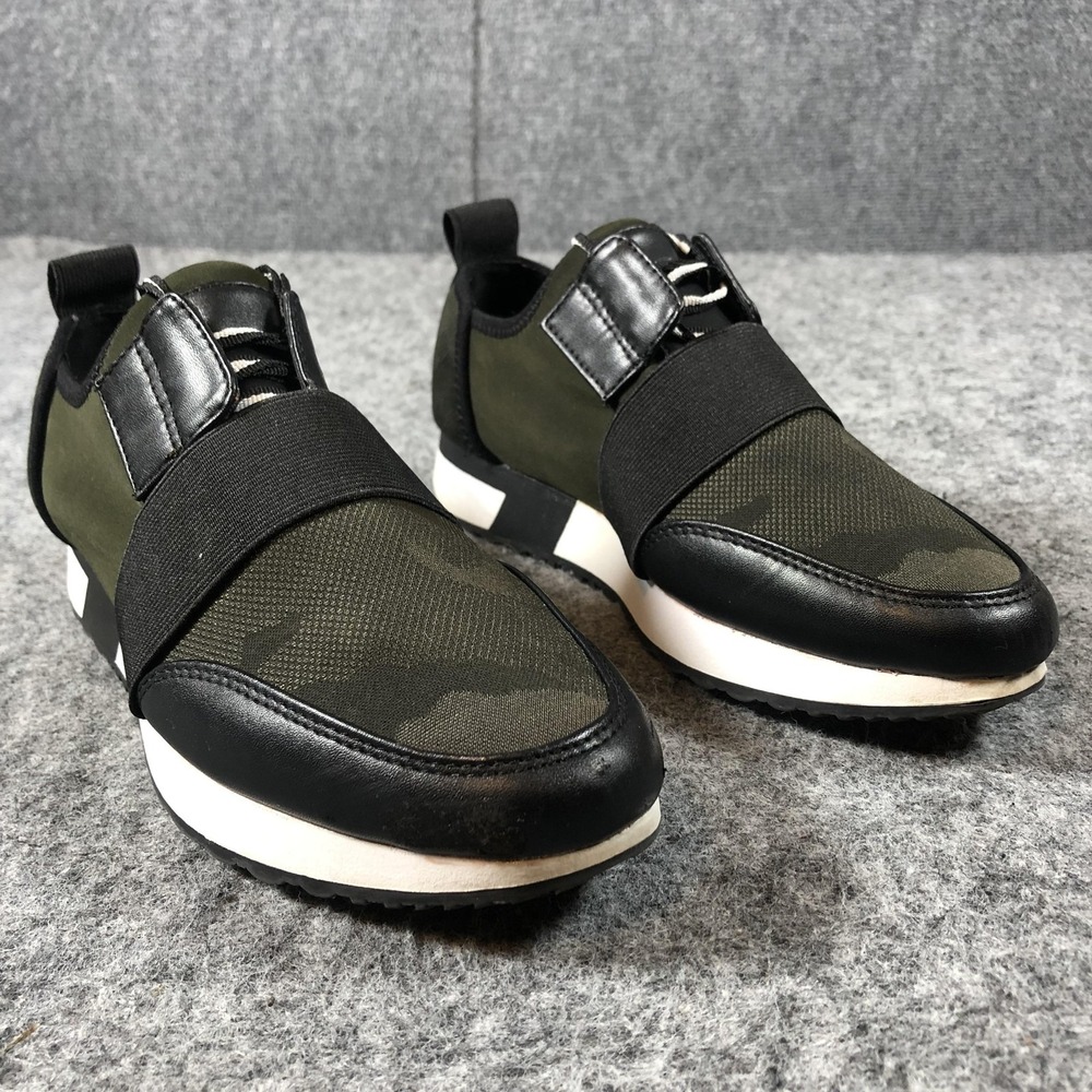 Steve Madden Shoes Mens Size‎ 7 M Green Camo Slip On Casual Comfort Sneakers